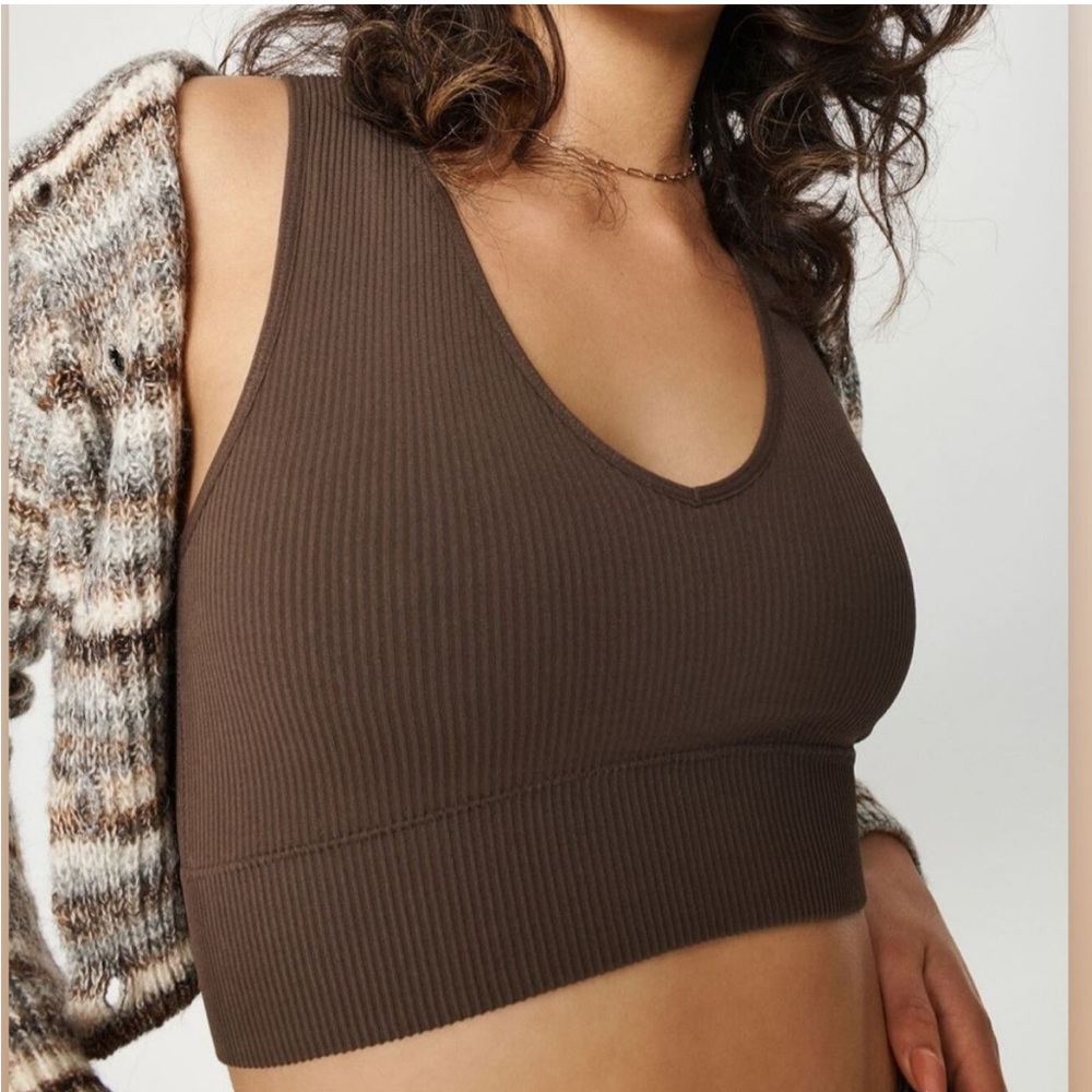 Garage Cropped Ribbed Tank - Picture 5 of 5